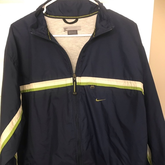 Nike Other - NIKE FULL ZIP NAVY JACKET L LINED